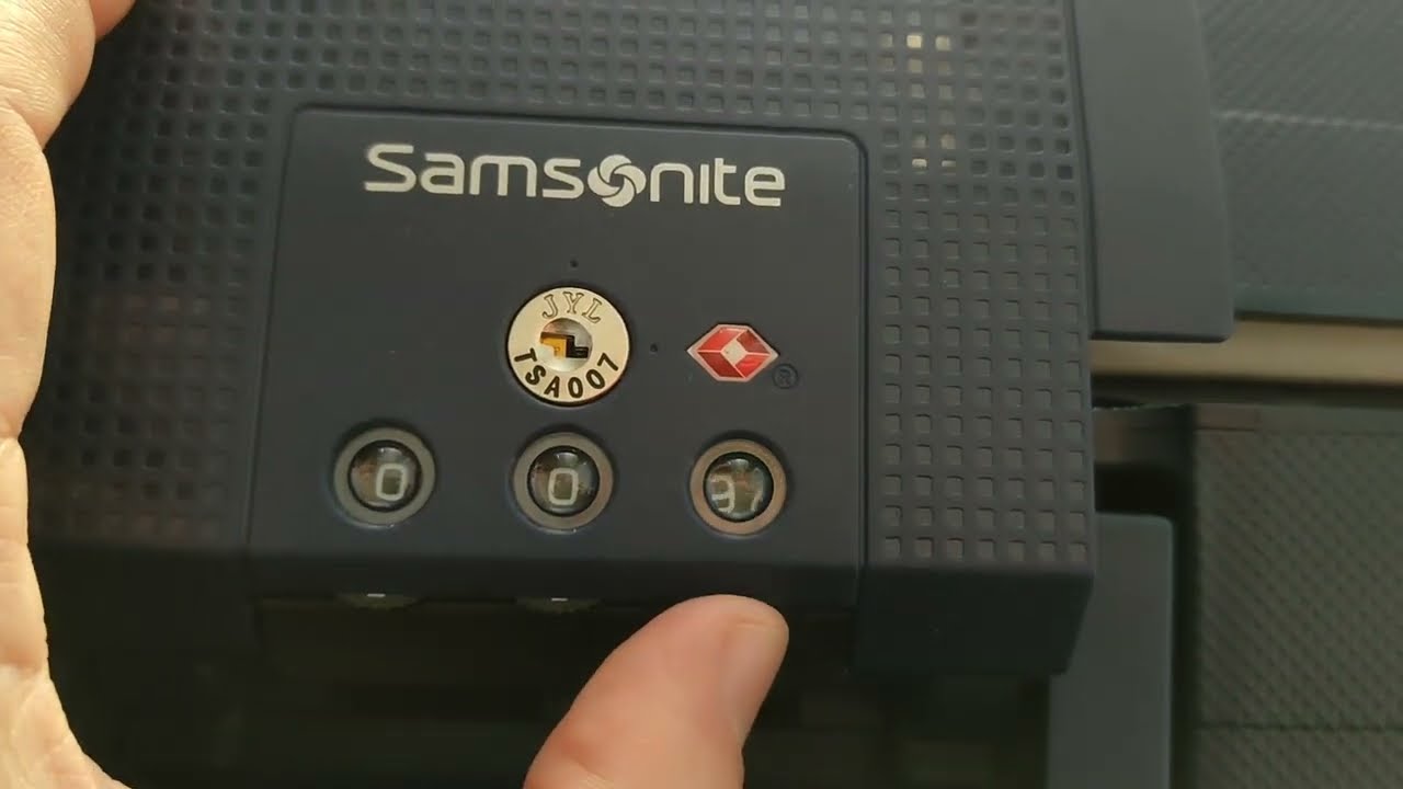 How to Set Code on Samsonite TSA Lock - YouTube