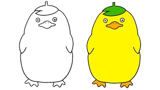 千と千尋の神隠しのオオトリ様のかきかた【ジブリ】#011 - YouTube