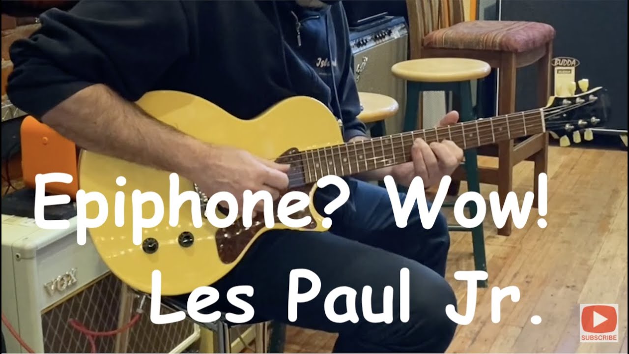 Epiphone? Wow!! Les Paul Jr. TV Yellow - YouTube