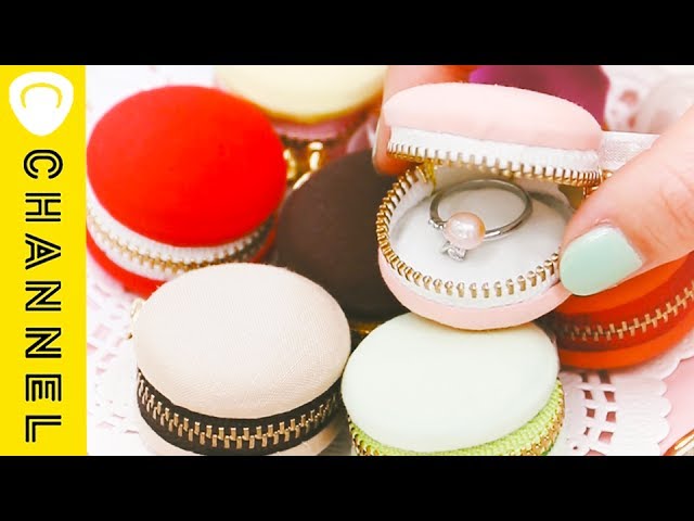 マカロンポーチ」で可愛く収納しよう！♡ - YouTube