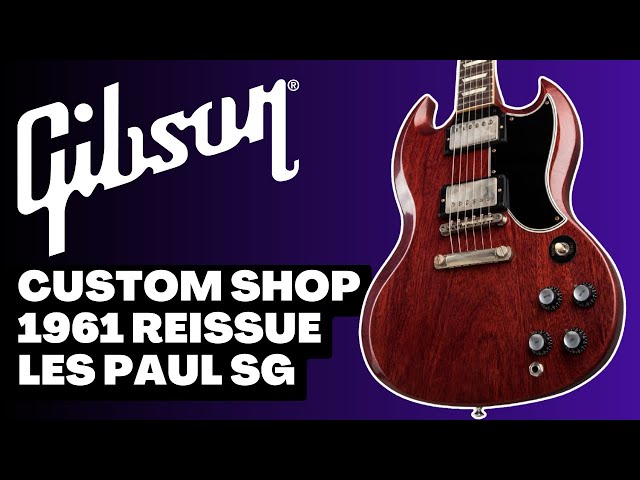 Gibson 1961 LP SG Custom Shop Guitar Demo - YouTube