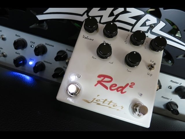 Jetter Red² (Red2 or Red Square) Overdrive Pedal Demo - YouTube