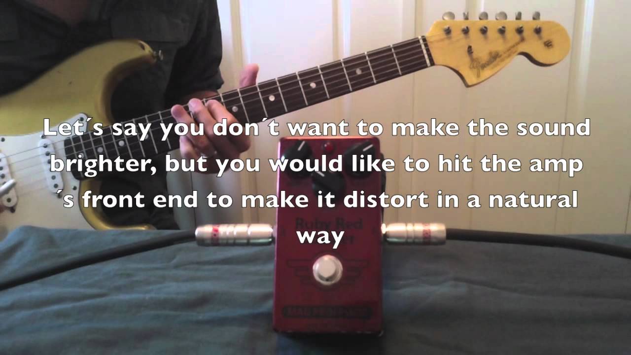 Mad Professor Ruby Red Booster - 2種類のブースターと切替可能な