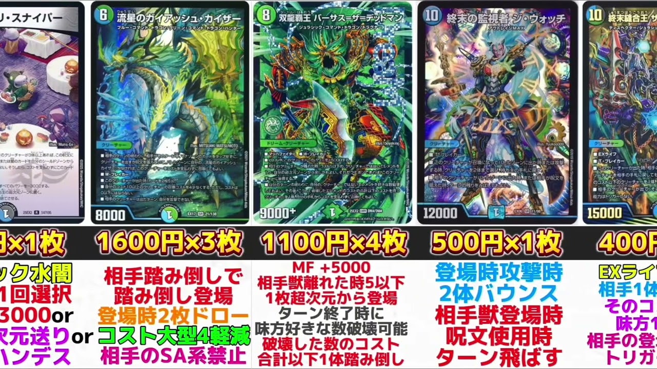 デュエマ】アナカラー45枚デッドマンを組んだらいくらかかる！？ - YouTube