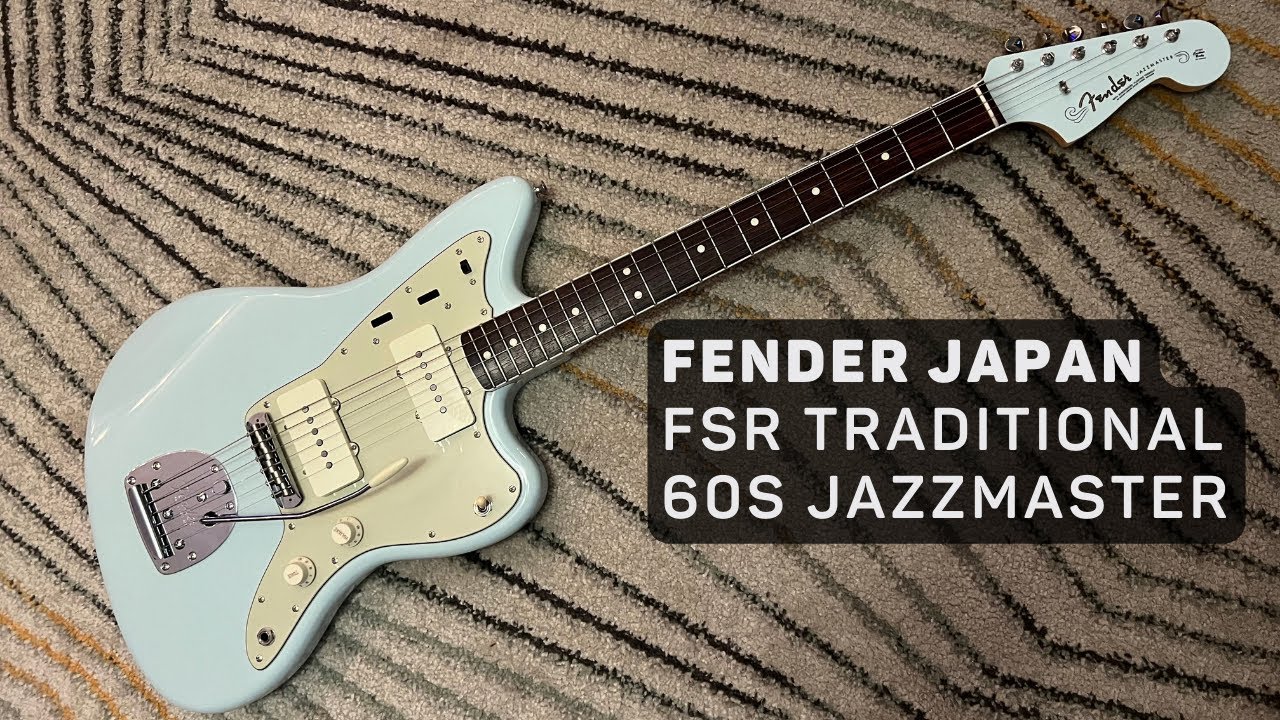 2017 Fender MIJ FSR Traditional 60s Jazzmaster Blonde - YouTube