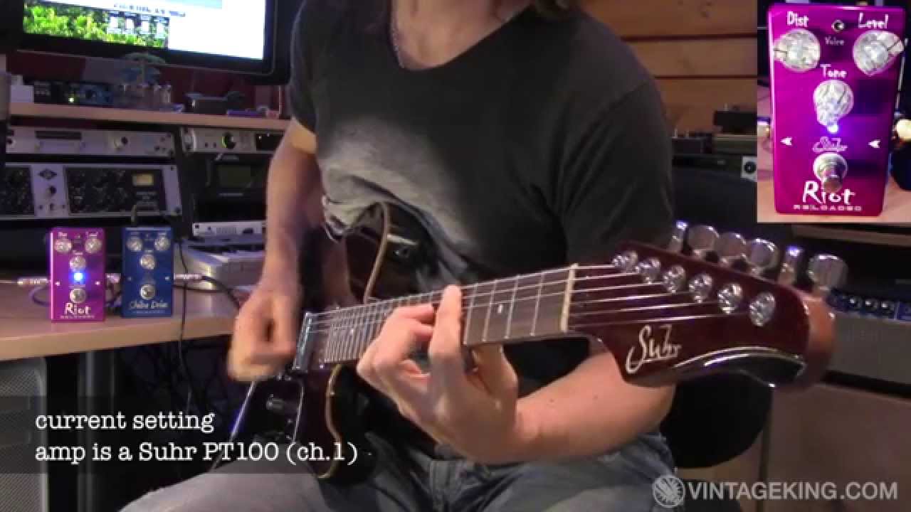 Suhr Riot and Shiba Drive Reloaded, demo by Pete Thorn/Vintage