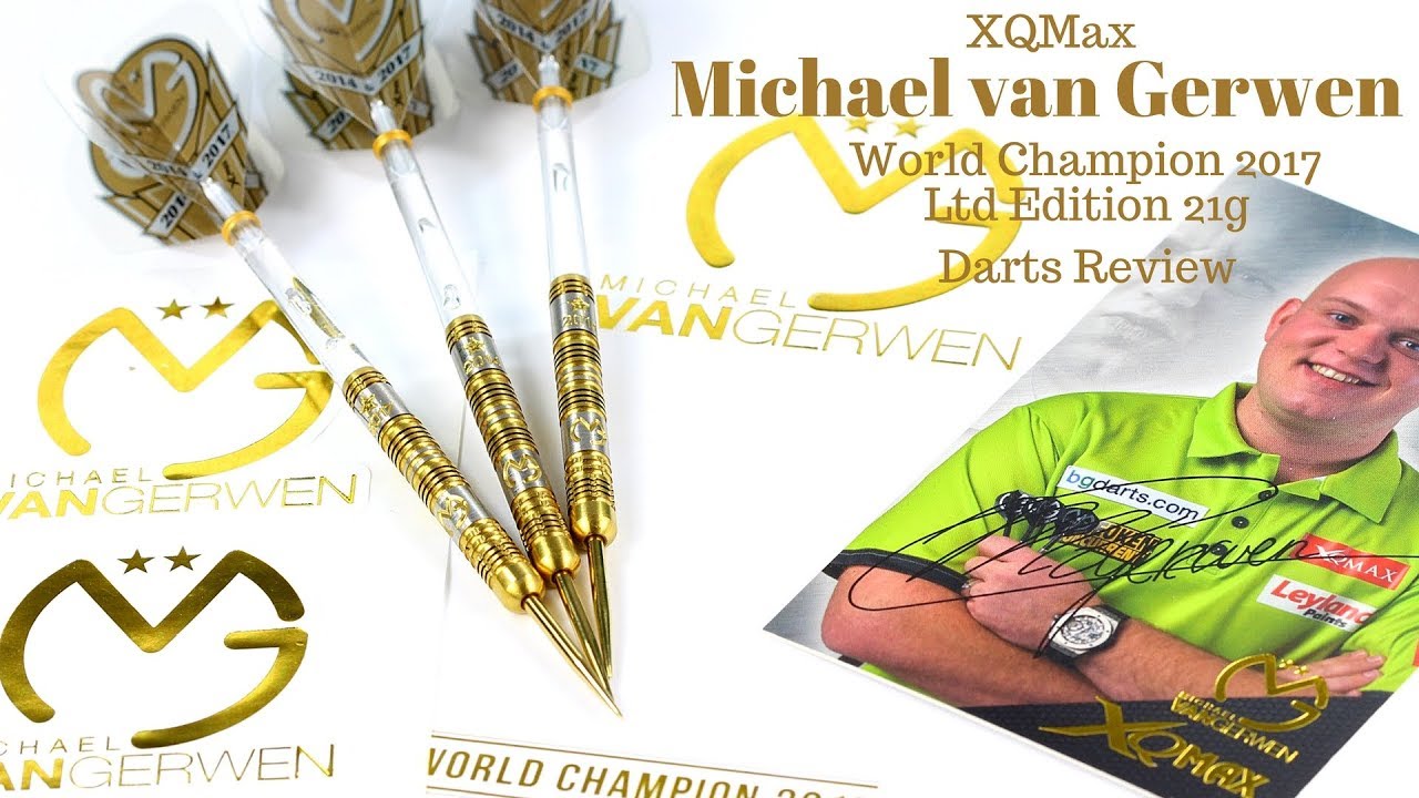 XQmax Michael van Gerwen World Champion 2017 Limited Edition 21g