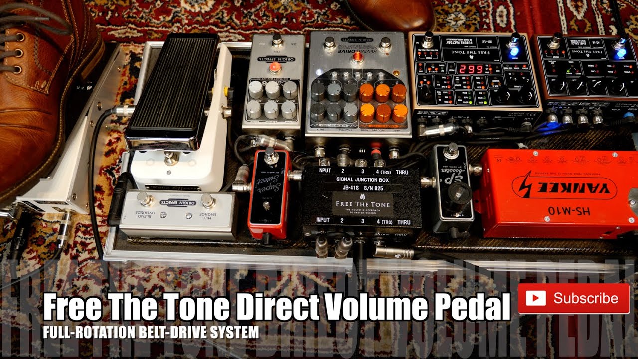 Free The Tone / DVL-1 Direct Volume Pedal / Simon Gotthelf - YouTube