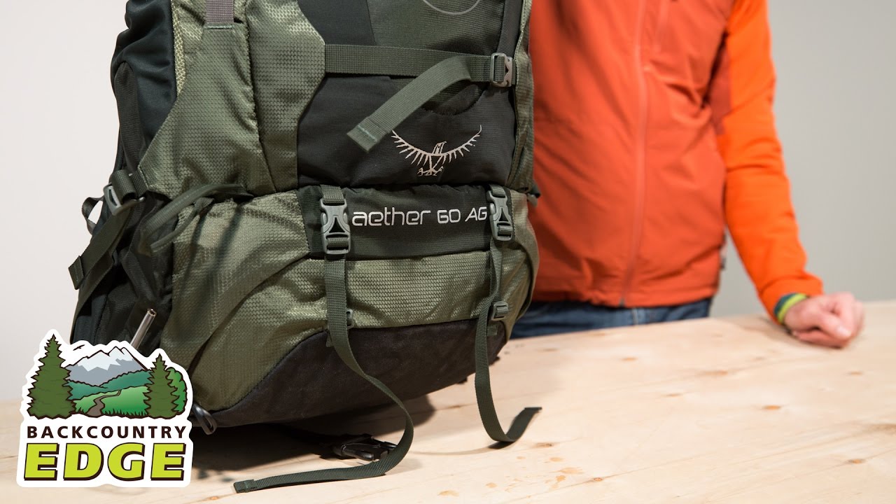 Osprey Aether AG 60 Internal Frame Backpack - YouTube