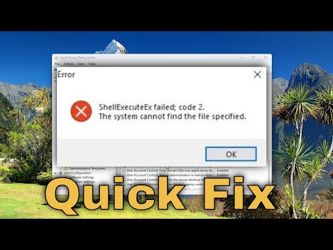 A Referral Was Returned From the Server, ShellExecuteEx Failed