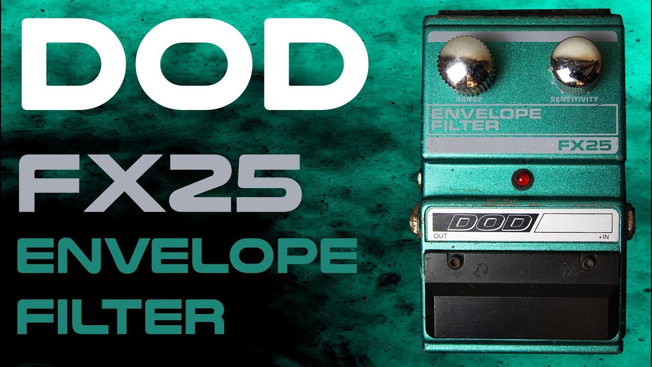 DOD FX25 Envelope Filter Pedal Demo - YouTube