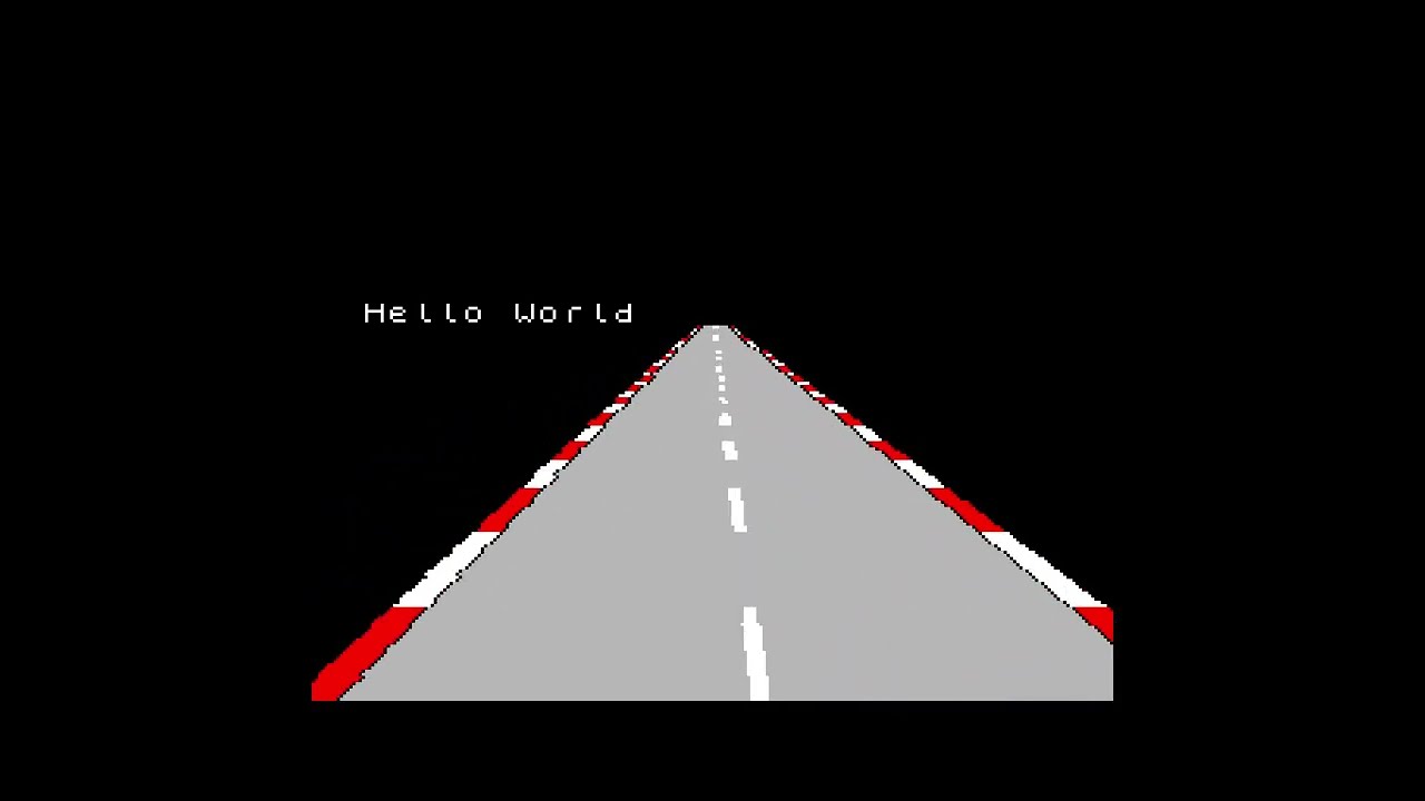 ZX Spectrum Next 3D Road - YouTube