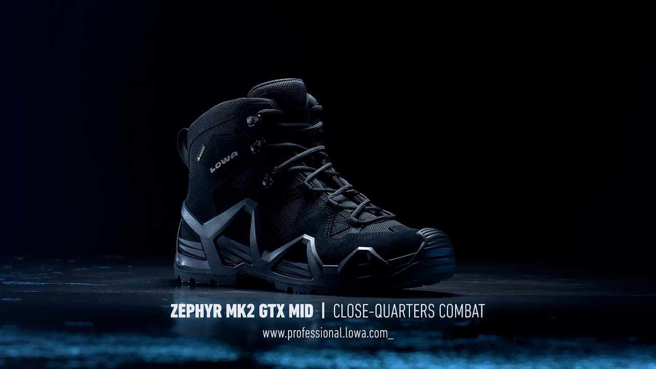ZEPHYR MK2 GTX MID - BLACK ゼファー タクティカルブーツ / LOWA
