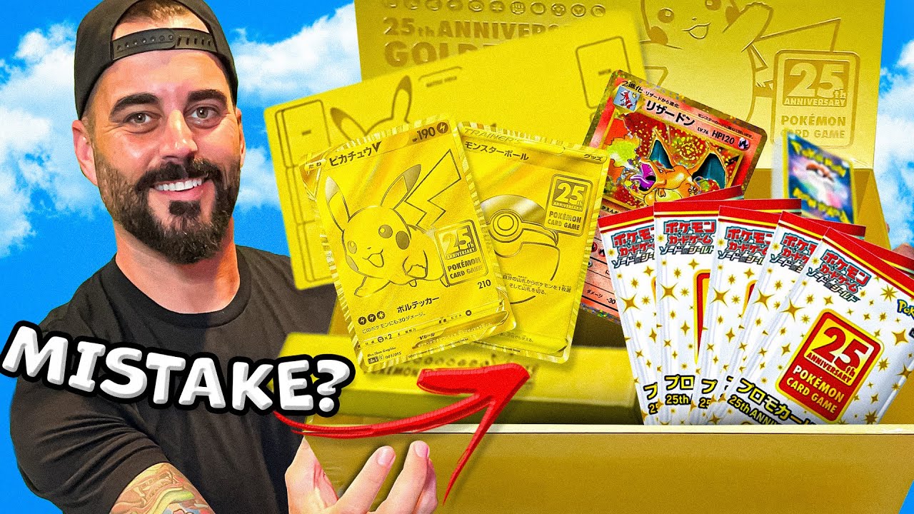 FIRST TIME! Premium Gold Box Has Insane Pokemon Cards - YouTube