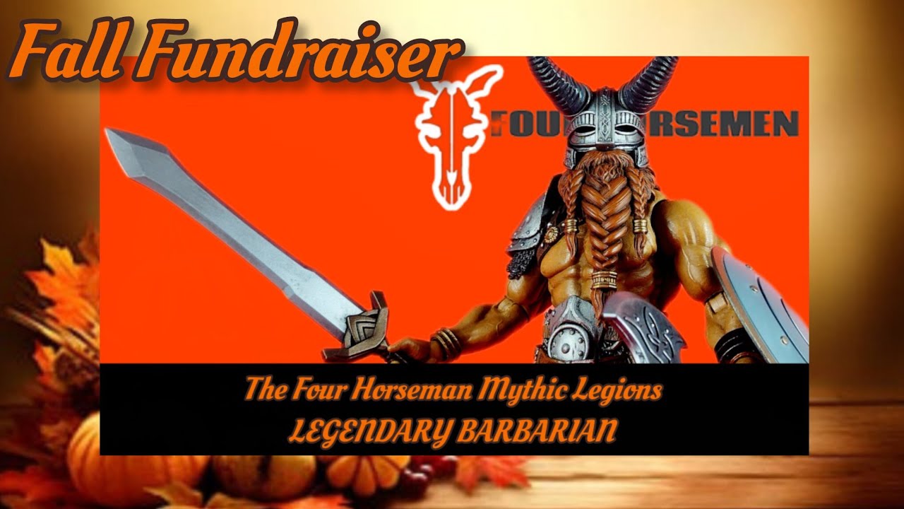 LEGENDARY BARBARIAN by MYTHIC LEGIONS Toy Review Four Horsemen