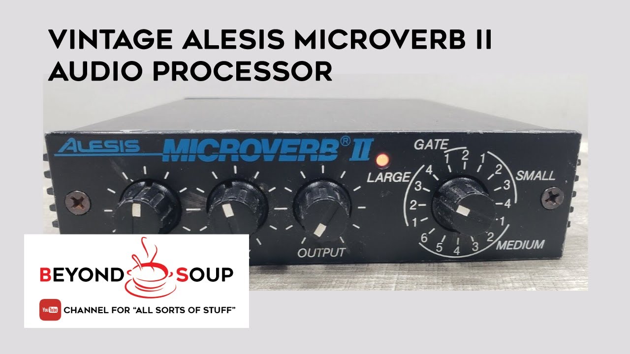 Vintage Alesis Microverb II Audio Processor - YouTube