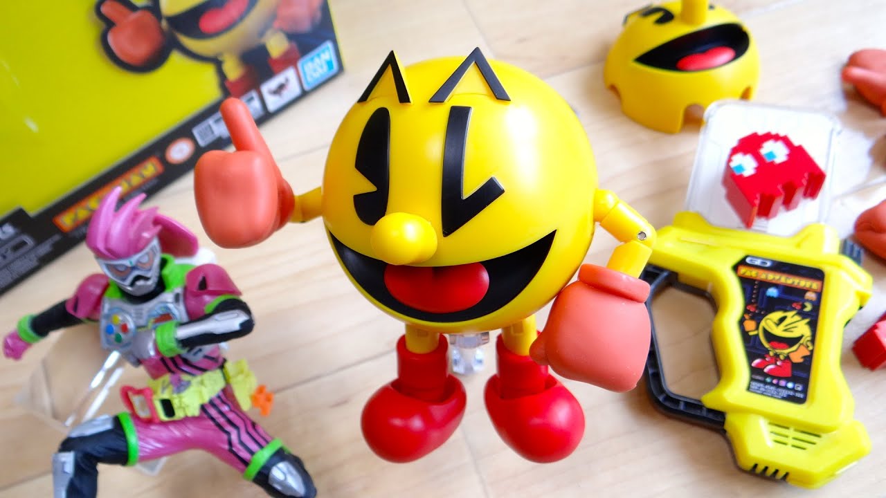 You can line it up with Ex-Aid! Pac-Man 40th Anniversary! S.H.