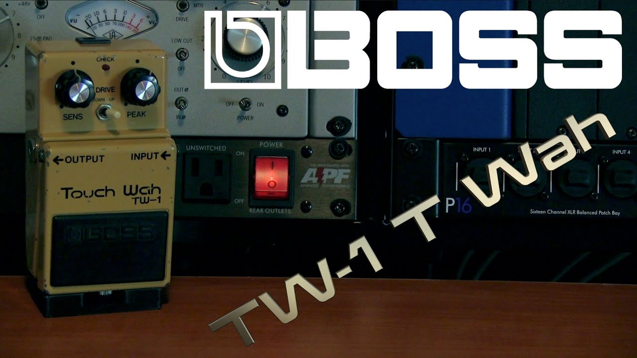 BOSS TW-1 Touch Wah (T Wah) - YouTube