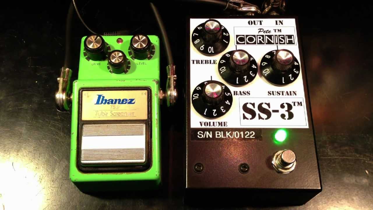 Vintage Ibanez TS9 vs Pete Cornish SS3 - YouTube