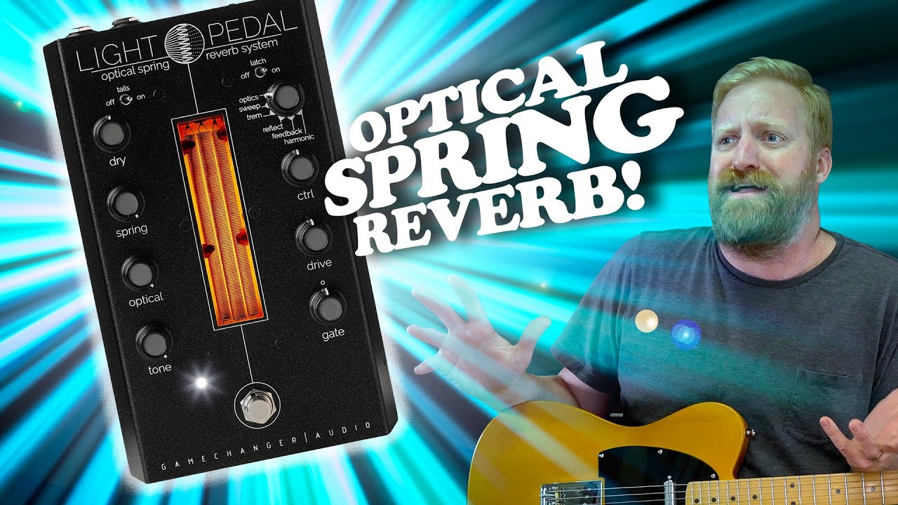 Gamechanger Audio LIGHT PEDAL - 世界初のアナログ光学式スプリング