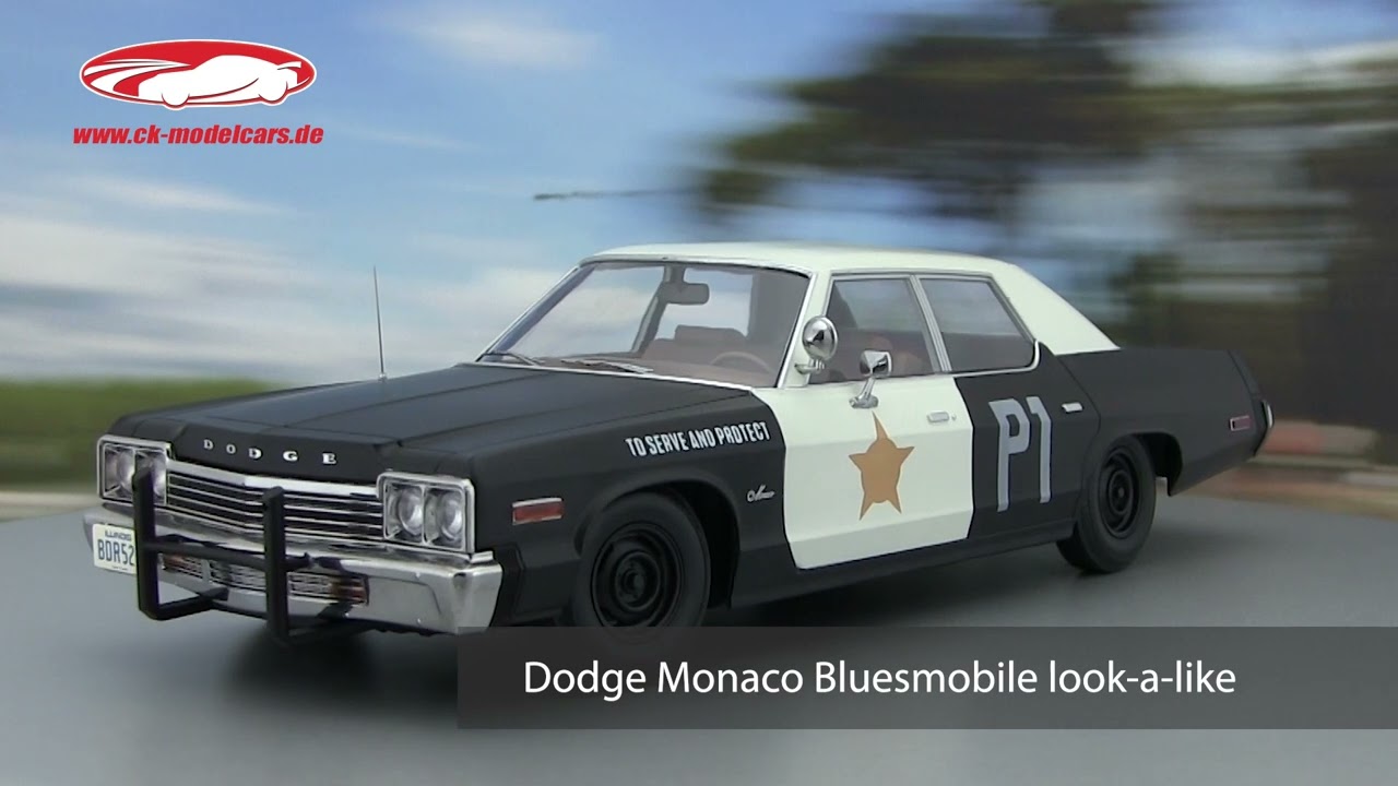 ck-modelcars-video: Dodge Monaco Bluesmobile look-a-like 1974