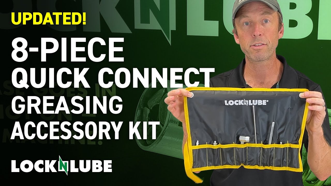 LockNLube 8-Piece Quick-Connect Greasing Accessory Kit
