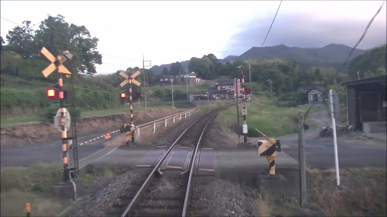 前面展望動画】JR因美線 始発3672D キハ120形「快速」 津山→智頭