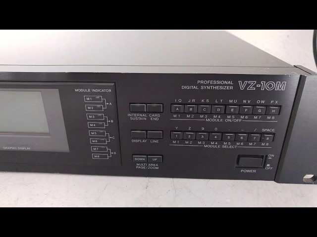 Casio VZ-10M Professional Digital Synthesizer - YouTube