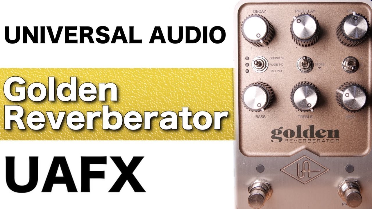 UNIVERSAL AUDIO UAFX Golden Reverberator で遊んでみた 作例あり