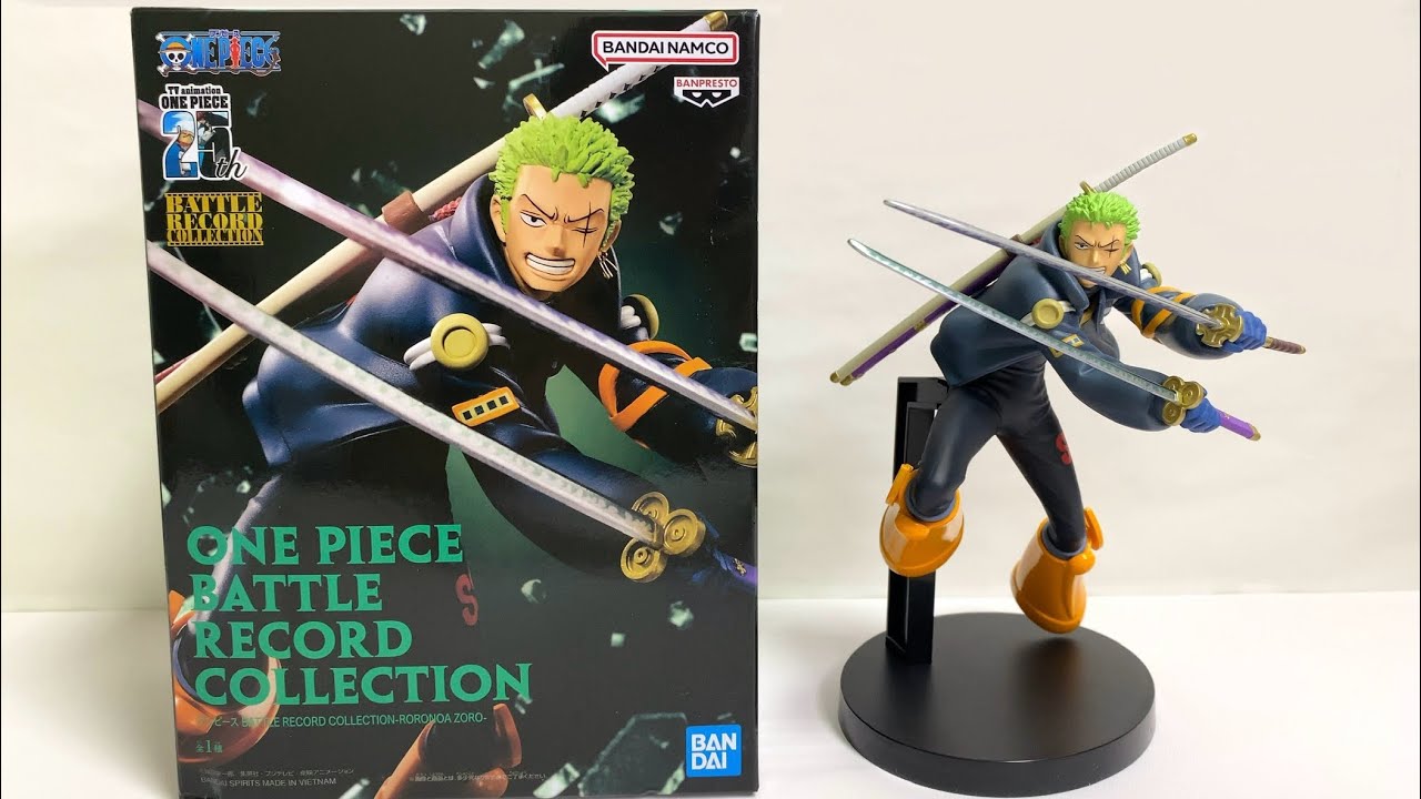 ONE PIECE RORONOA ZORO BATTLE RECORD COLLECTION Figure | Unboxing
