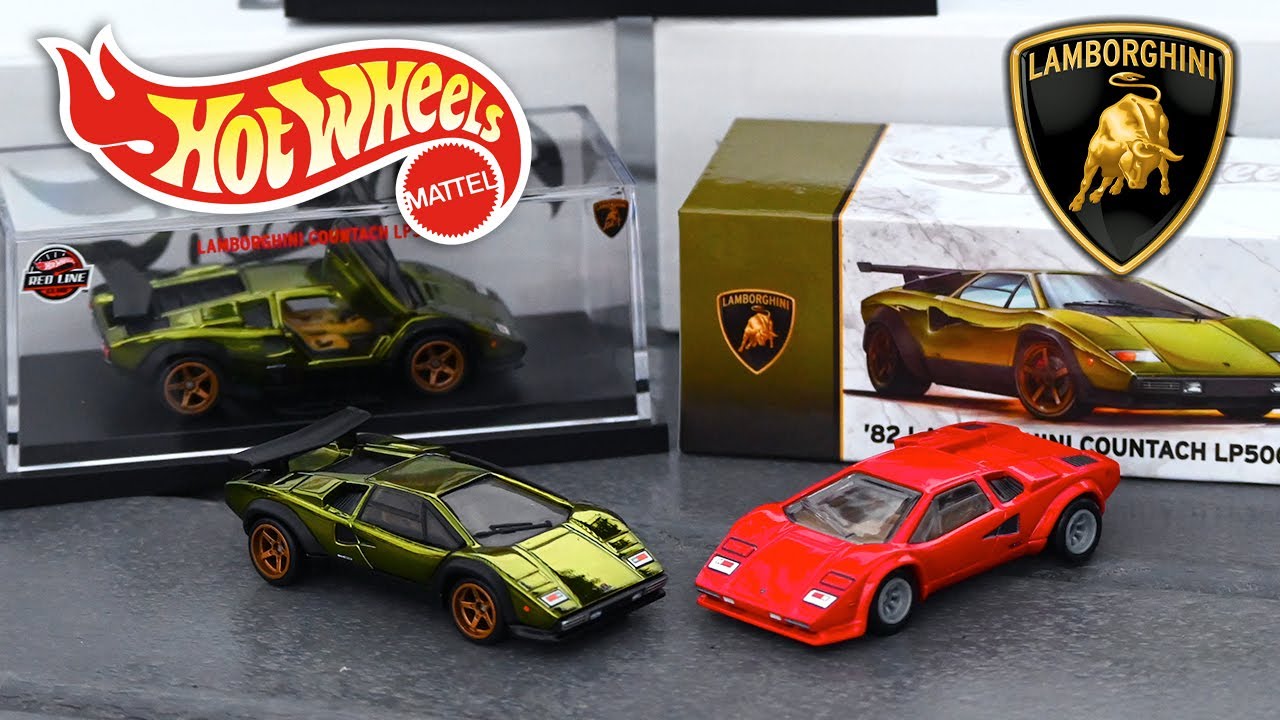 Hot Wheels RLC 2022 '82 Lamborghini Countach LP500 S Olive Green