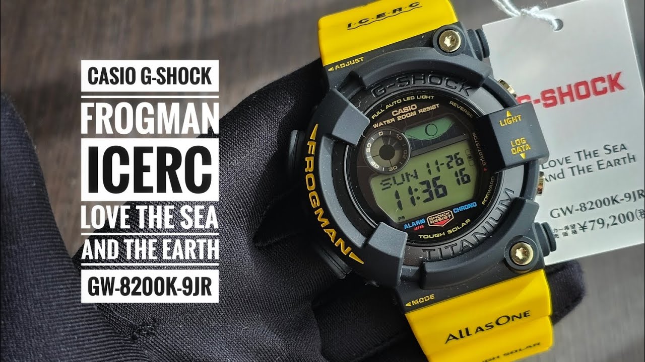 Casio G-Shock Master of G-Sea Frogman ICERC Love the Sea and the