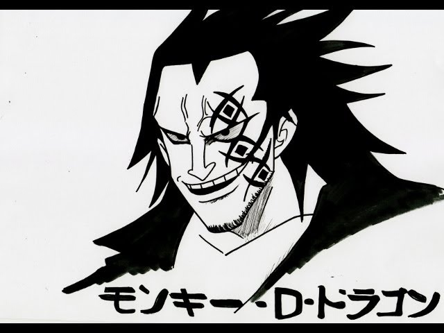 No.662 HOW TO DRAW MONKEY D. DRAGON モンキー・D・ドラゴン - YouTube