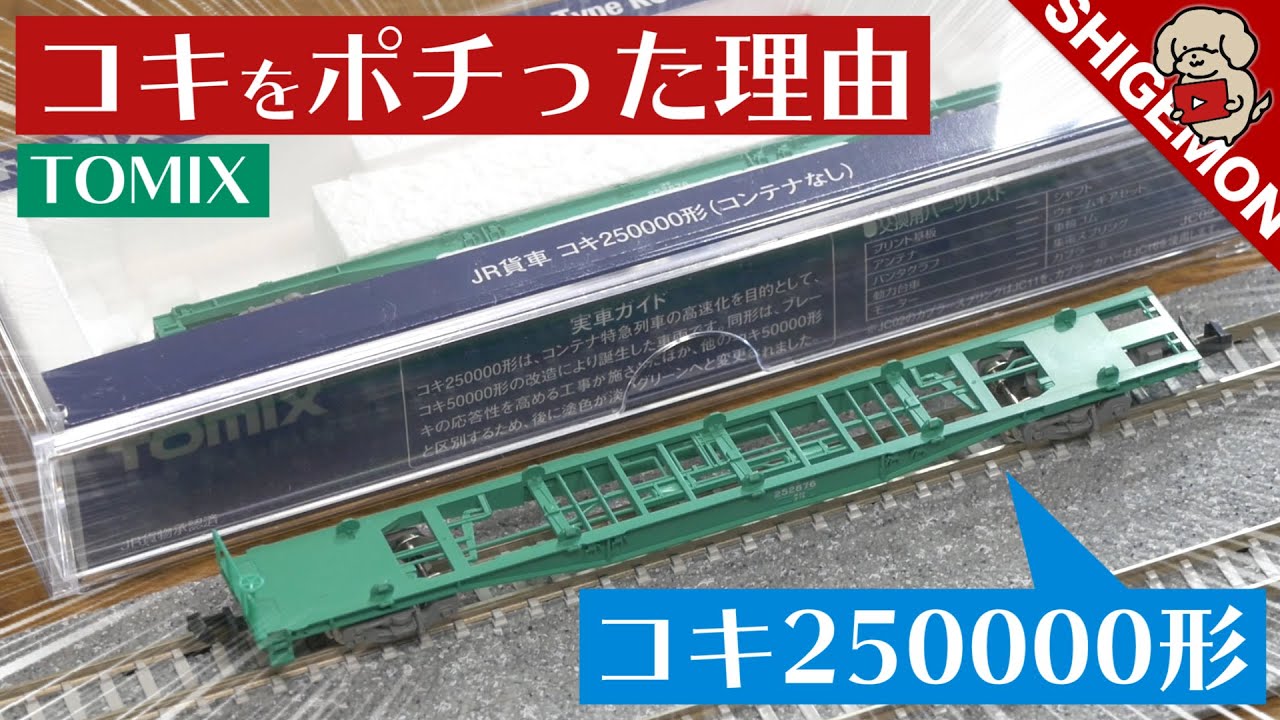 The reason I bought the TOMIX Koki / N gauge model train [SHIGEMON