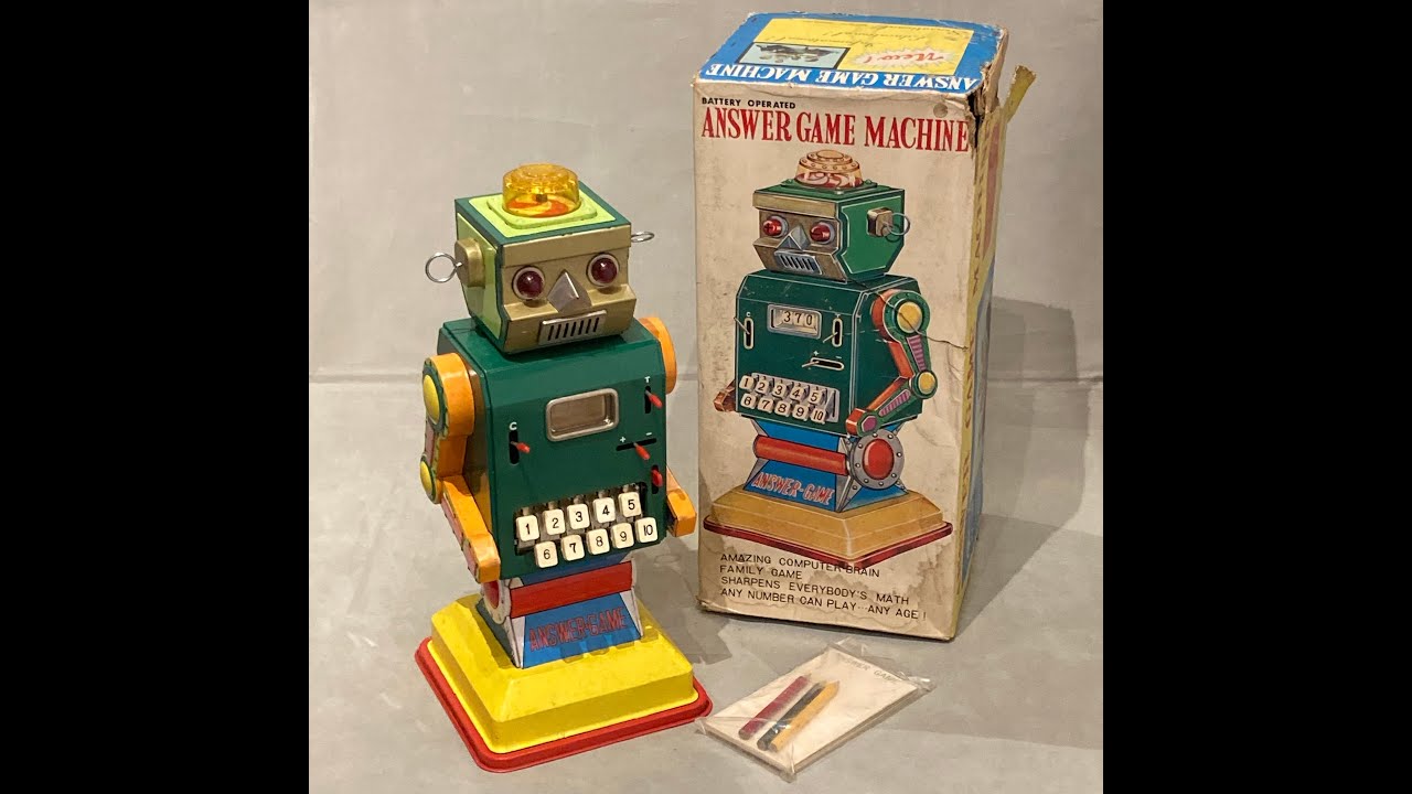 ヴィンテージ・トイ・ロボット：アンサー・ゲーム・マシーン