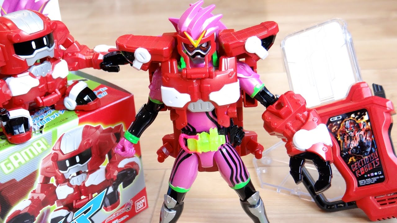 Transforms into Ex-Aid! LVUR 05 DX Robot Gamer & Kamen Rider Ex
