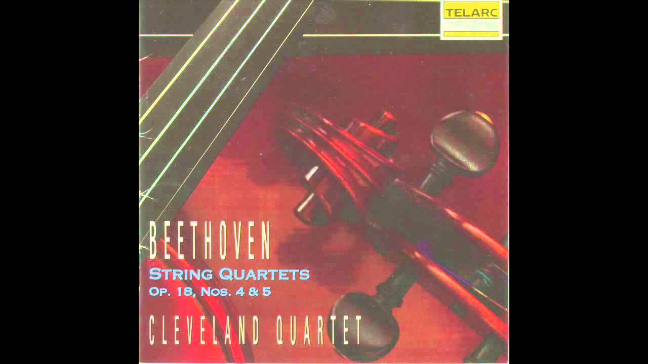 Cleveland Quartet - Beethoven Quartet in C Minor, Op. 18, No. 4