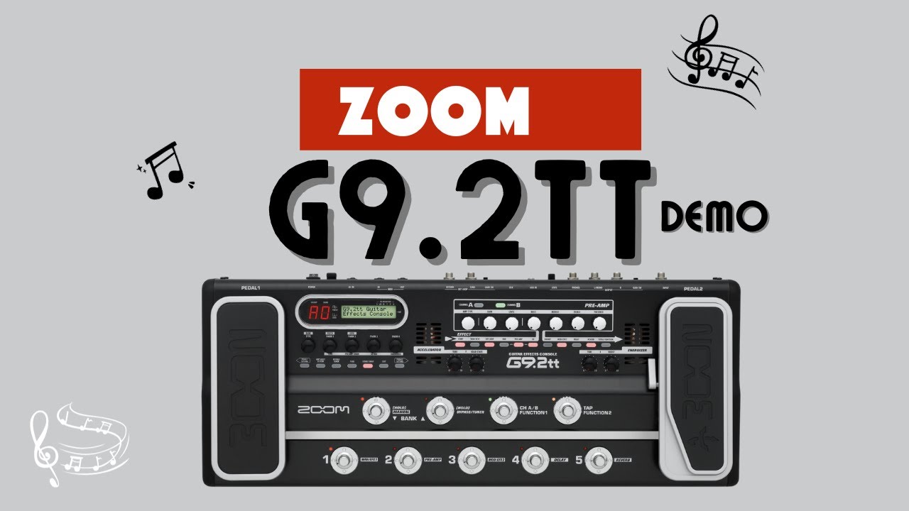 Zoom G9.2tt Patches Demo - YouTube
