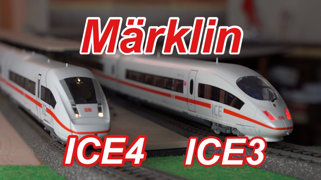 Märklin】ICE4 (39714) & ICE3 (37788) running on my layout