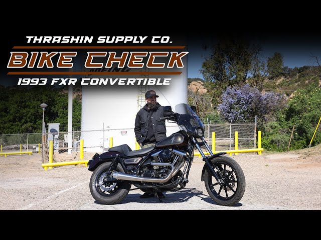 Bike Check - Rob's 1993 Harley-Davidson FXR - YouTube
