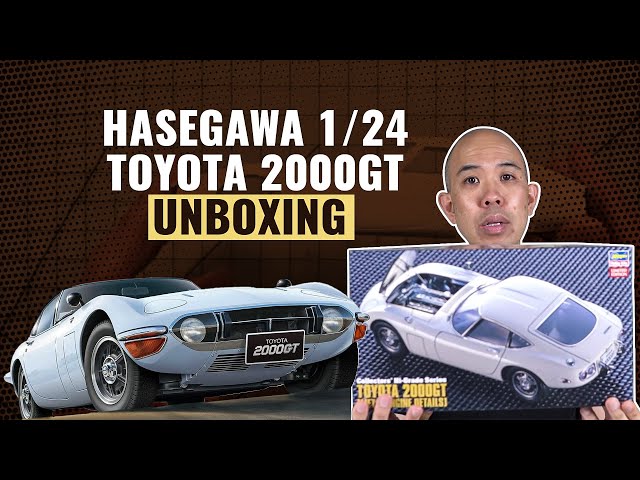 Hasegawa | 1/24 Toyota 2000GT Plastic Model Kit Unboxing