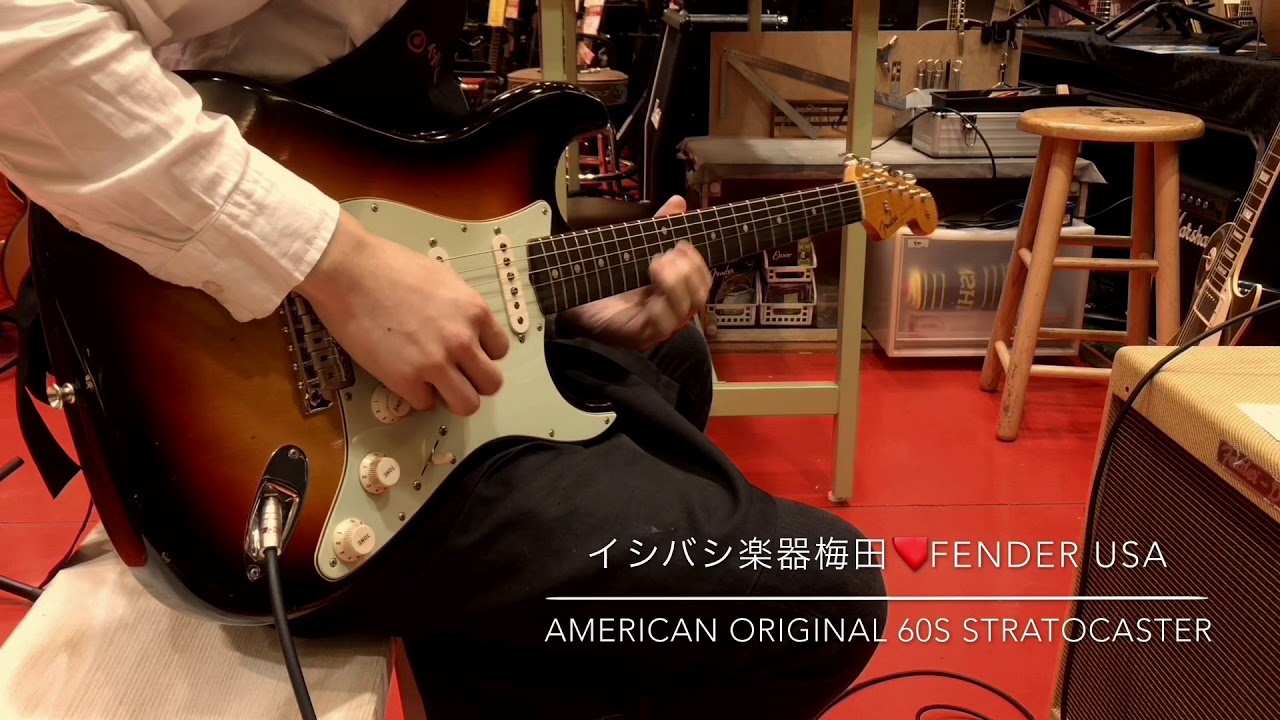 Fender USA / American Original 60s Stratocaster 3 Color Sunburst
