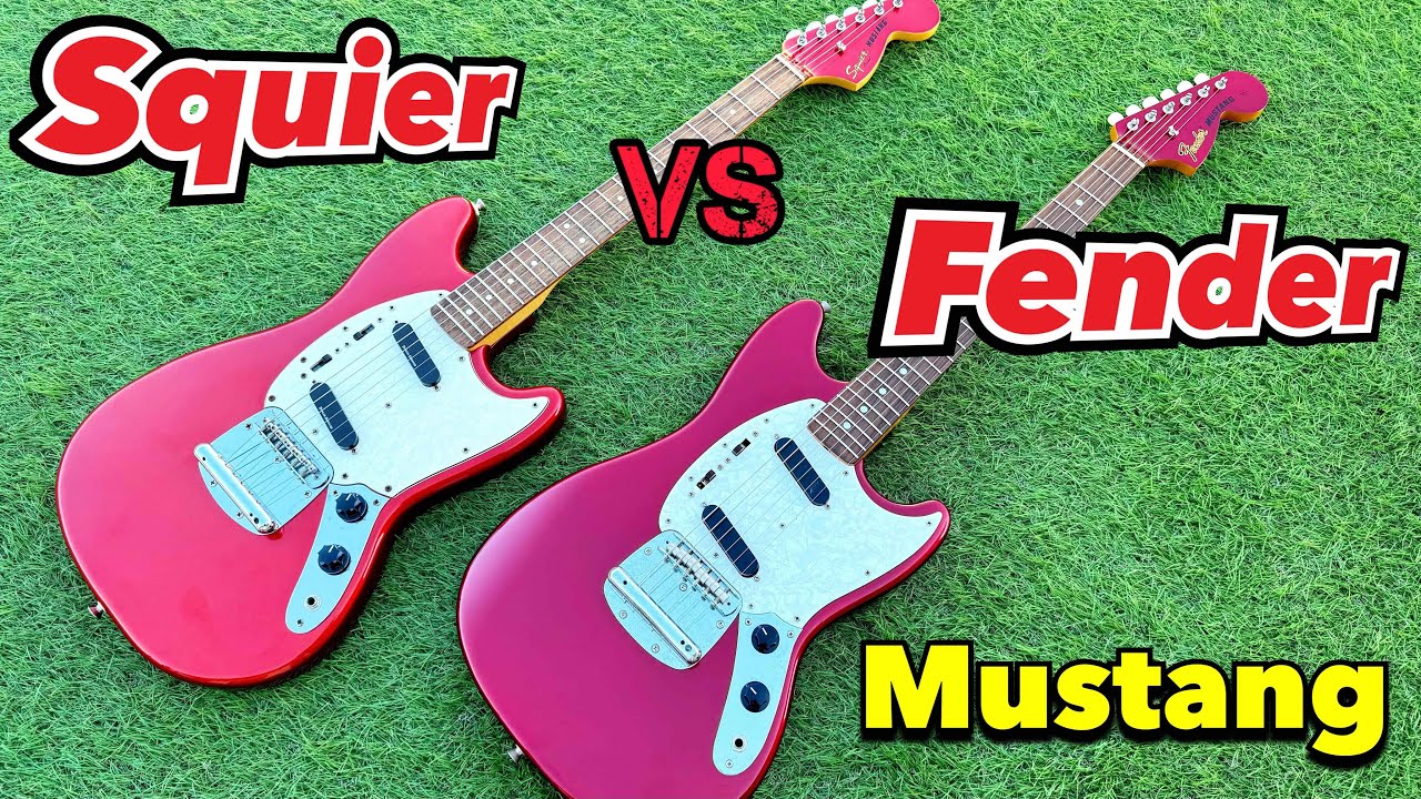 Fender Japan VS Squier Mustang サウンド比較！ - YouTube
