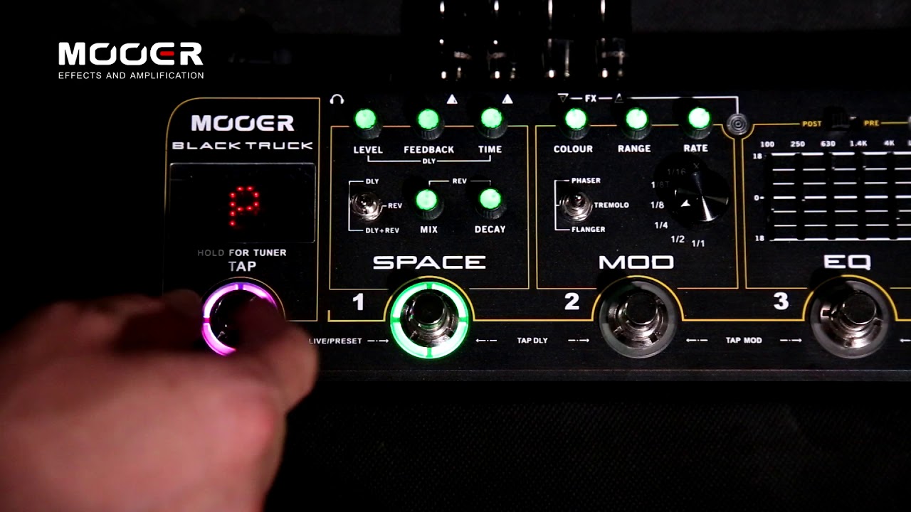 MOOER】アナログ感覚のマルチエフェクター『Black Truck』が登場