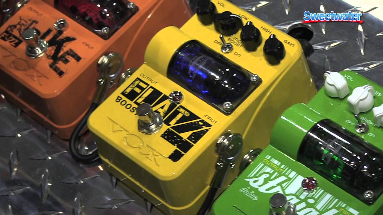 Vox Flat 4 Boost Pedal Demo - Sweetwater at Summer NAMM 2013 - YouTube
