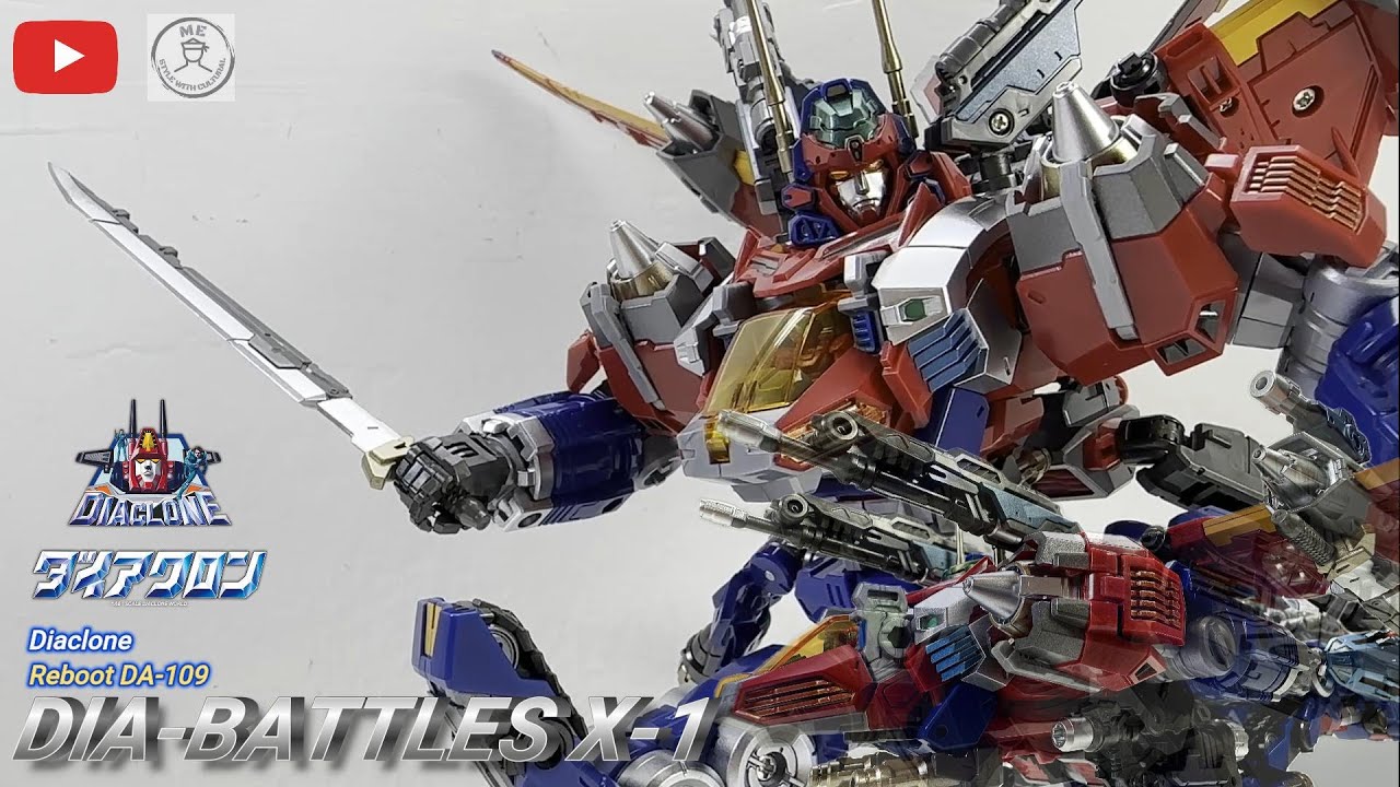 REBOOTED & REBORN X! Diaclone Reboot DA-109 DIA-BATTLES X-1 simply