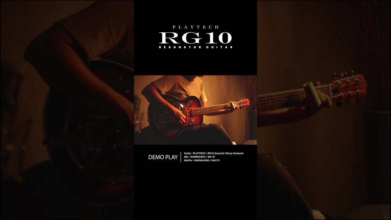 リゾネーターギター RG10 Acoustic Cherry Sunburst / PLAYTECH