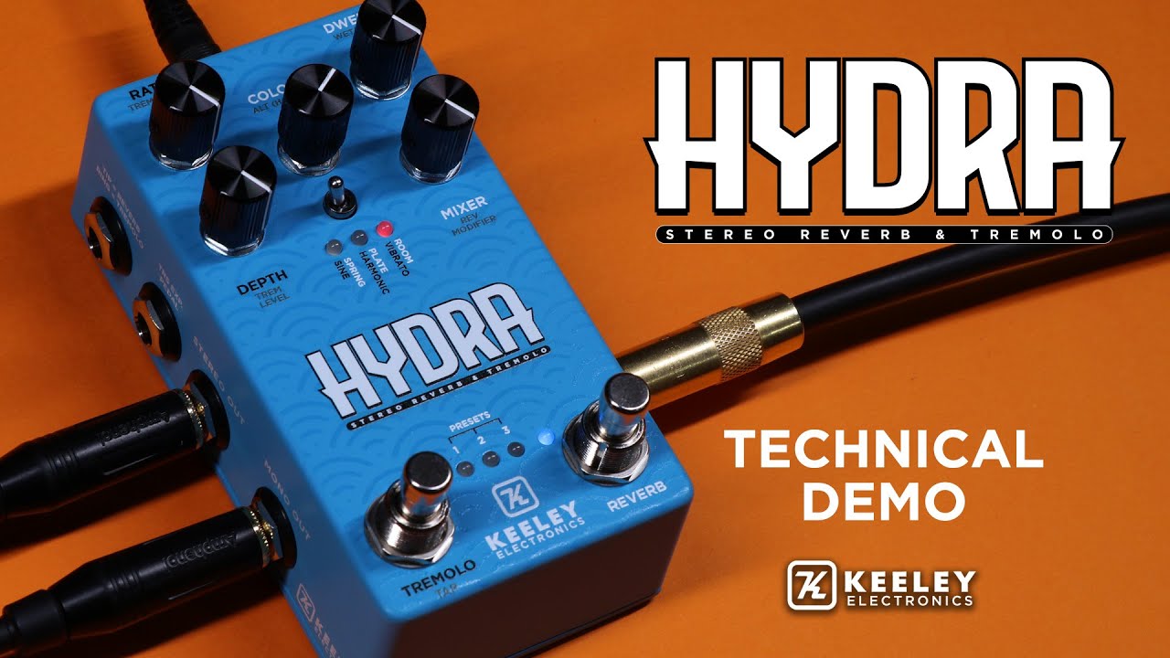 keeley HYDRA Stereo Reverb & Tremolo（キーリー）リバーブ トレモロ