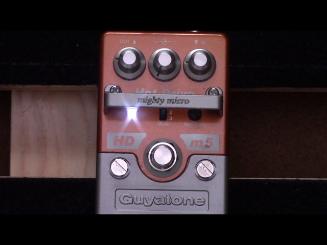 Guyatone Micro Pedals - Hot Drive Distortion Pedal - YouTube