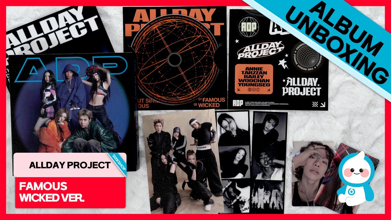 4K UNBOXING] ALLDAY PROJECT - The Debut Single [FAMOUS] WICKED VER